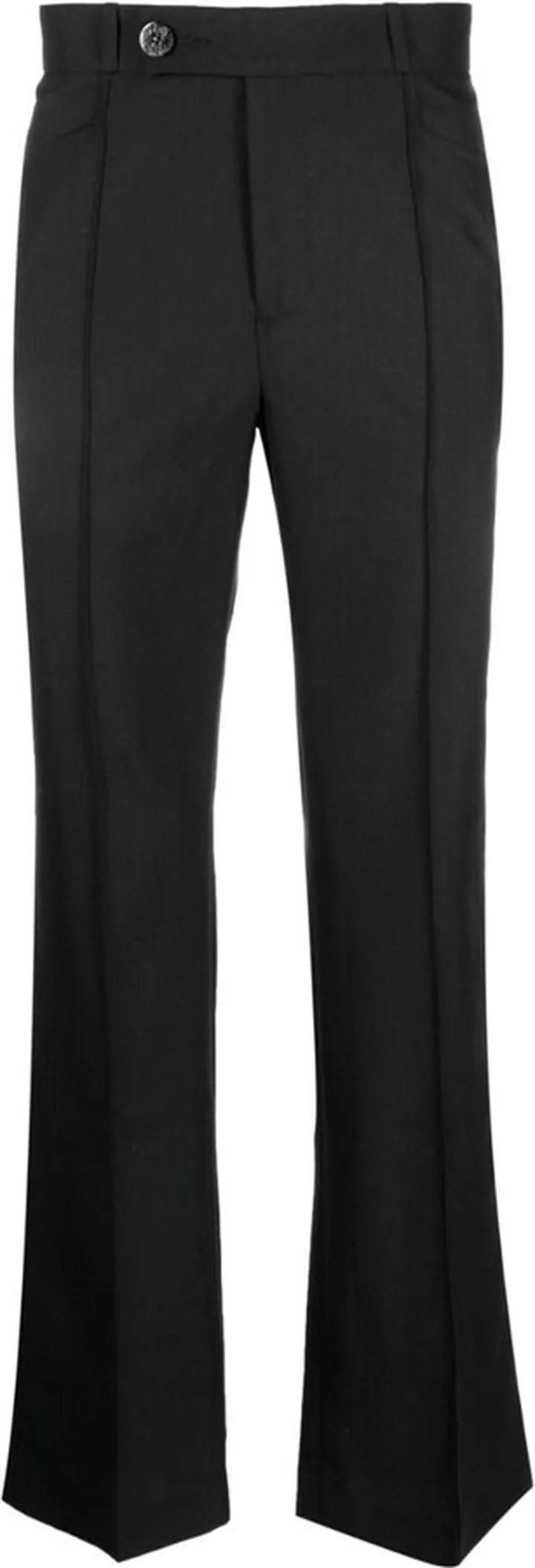 Off-Centre Straight-Leg Trousers