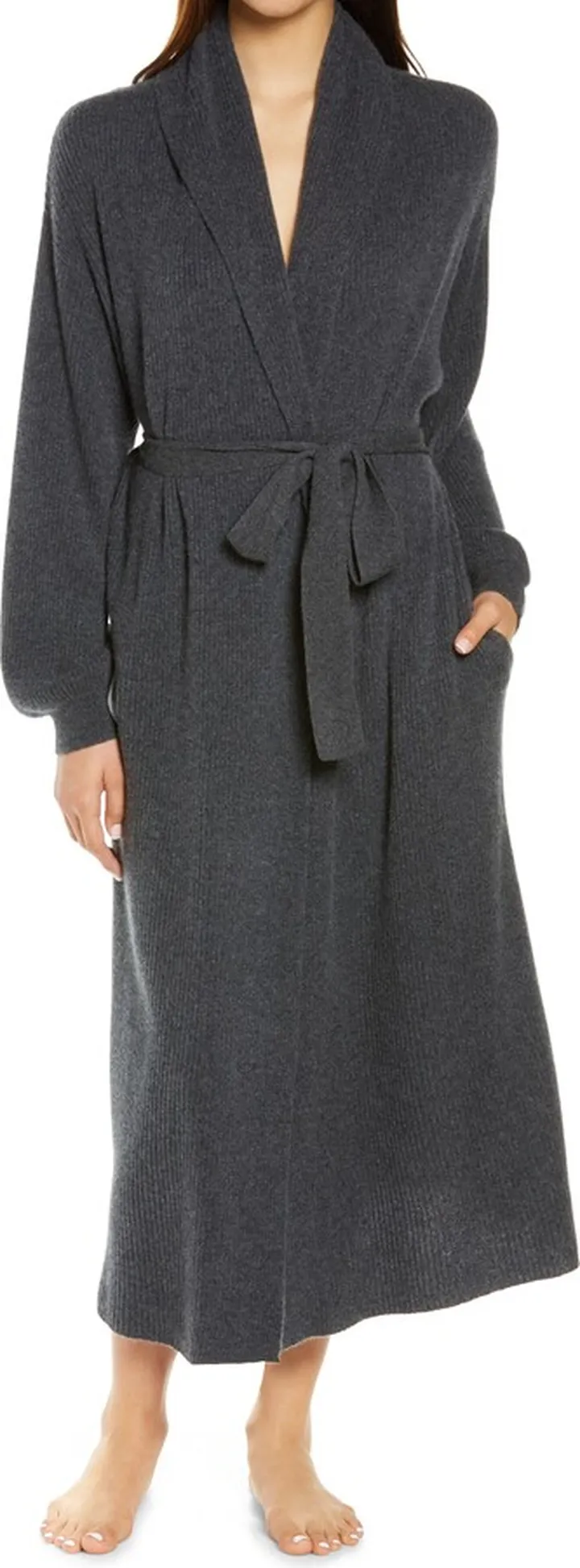 Long Cashmere Robe