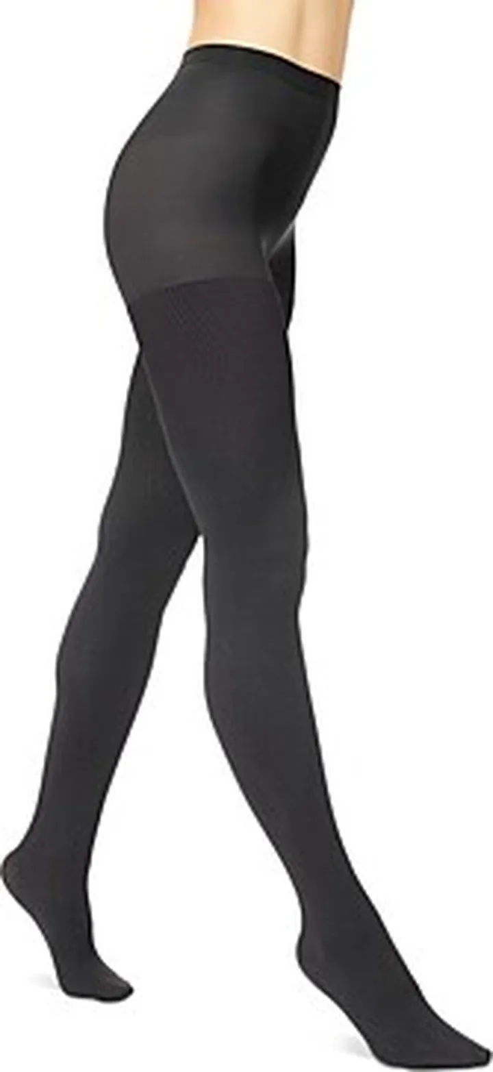 Hue Control Top Diamond Texture Tights