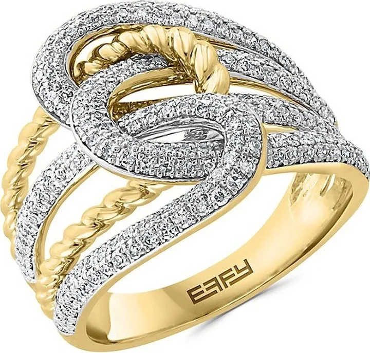 14K Yellow Gold Diamond Ring