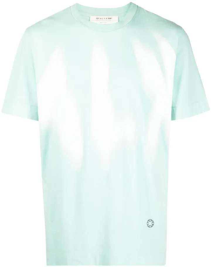 tie dye-print short-sleeved T-shirt