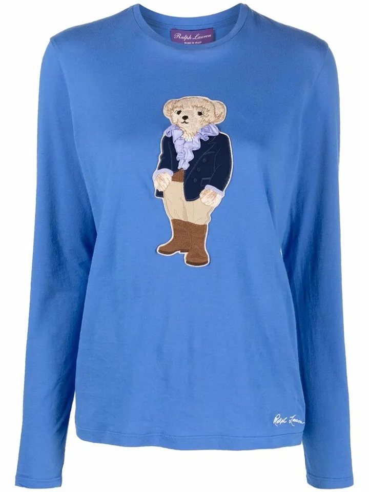 Polo Bear-embroidered T-shirt