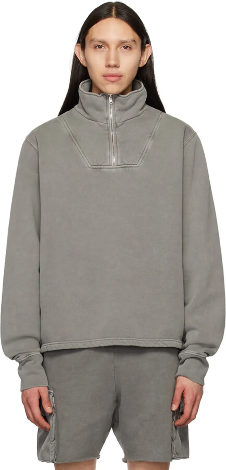 Les Tien Gray Yacht Sweater