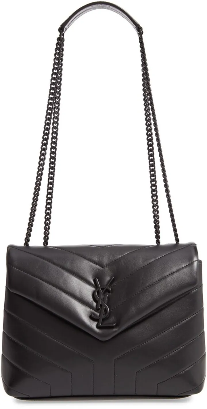Small Loulou Matelassé Calfskin Shoulder Bag