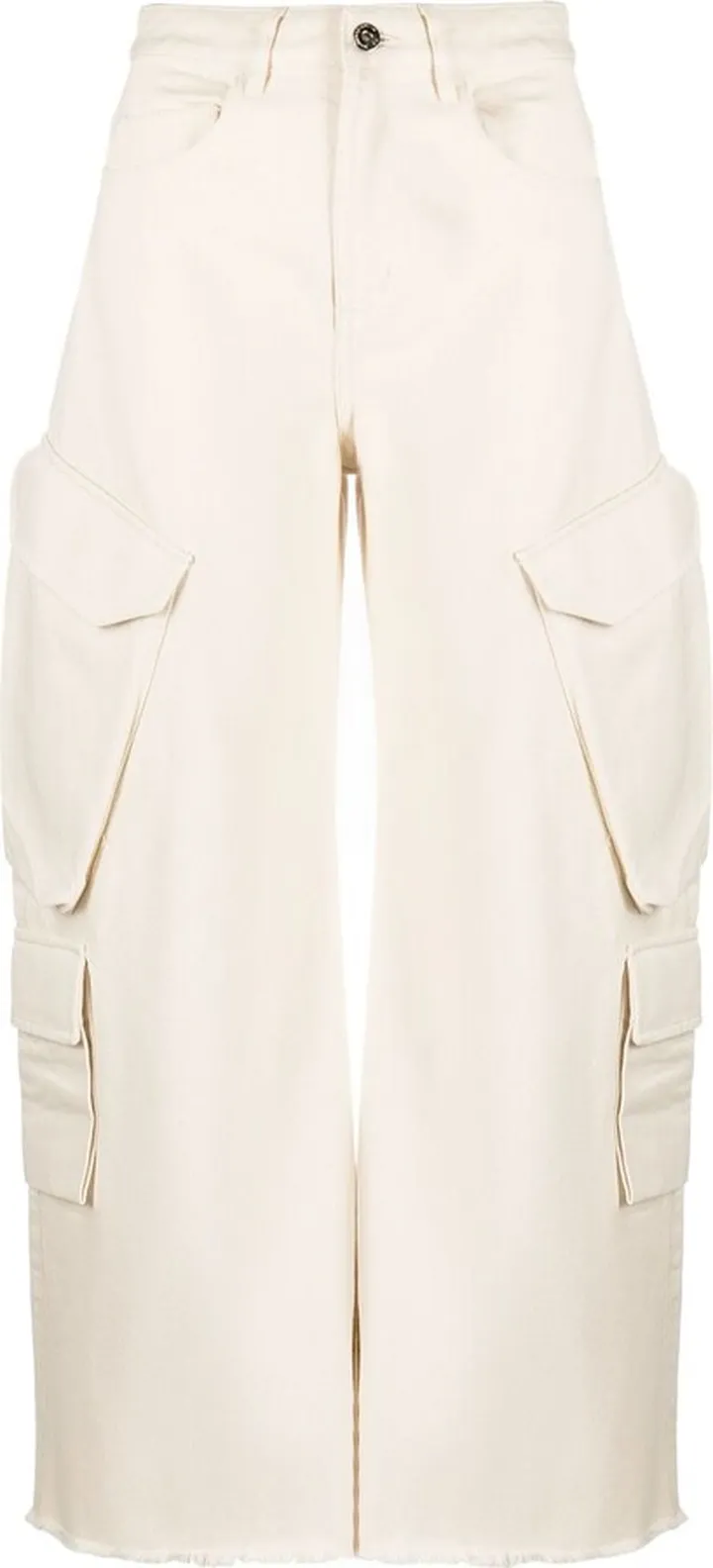 Wide-Leg Cargo Jeans