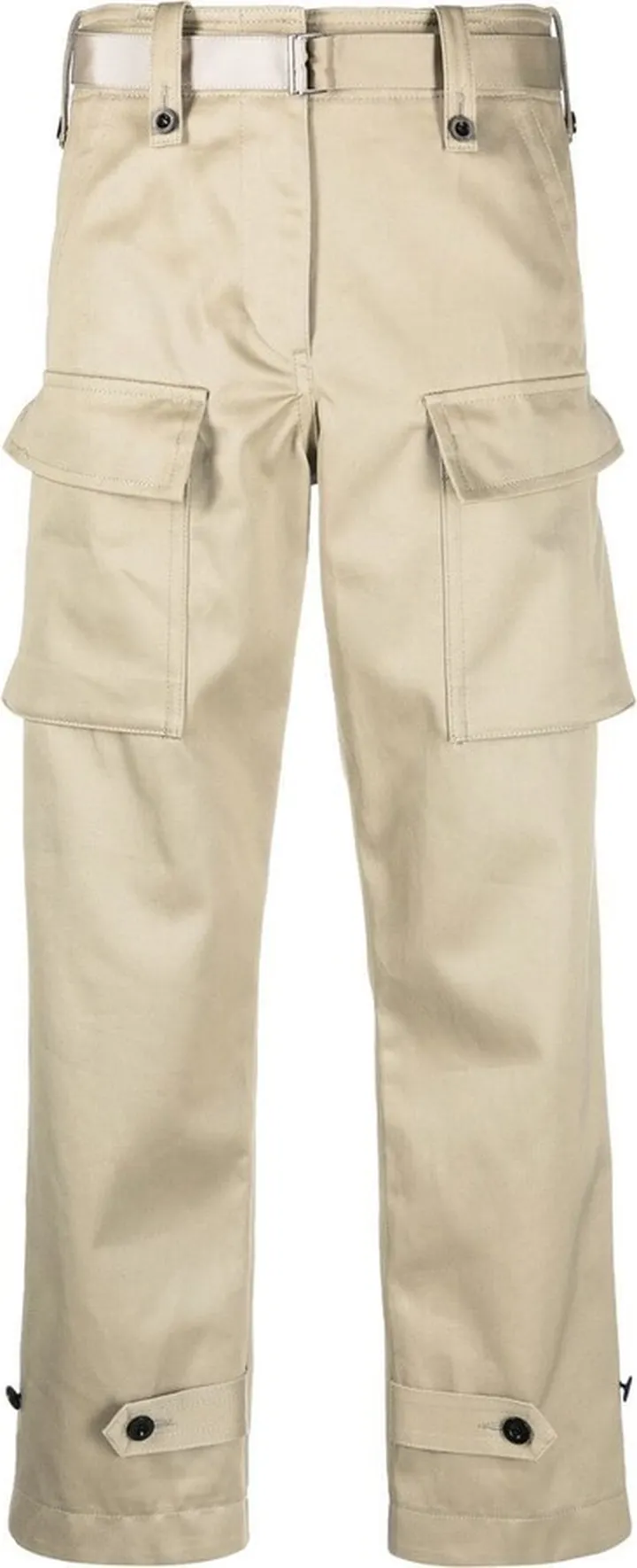 High-Waisted Cropped Trousers