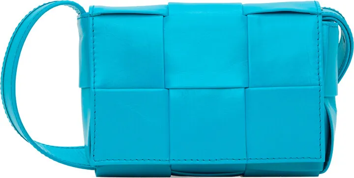 Bottega Veneta Blue Candy Cassette Bag
