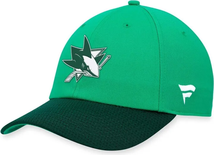 Men's Fanatics Branded Kelly Green San Jose Sharks St. Patrick's Day Adjustable Hat