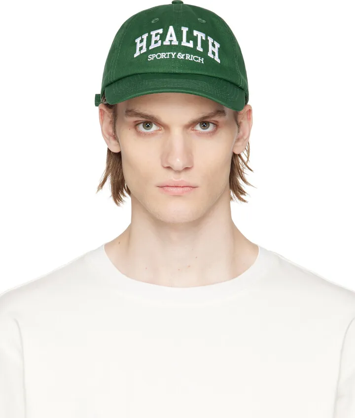 Sporty & Rich Green Health Ivy Cap