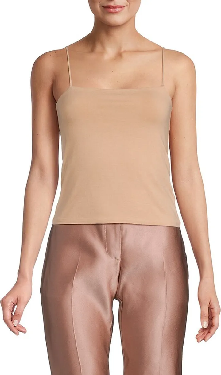 Stretch Pima Cotton Jersey Camisole Top