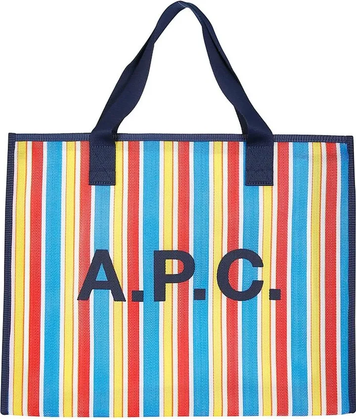 A.P.C. Johanna Striped Tote Bag