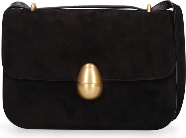 Phoenix suede leather shoulder bag