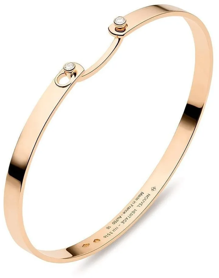 18kt rose gold Monday Morning Mood diamond bangle