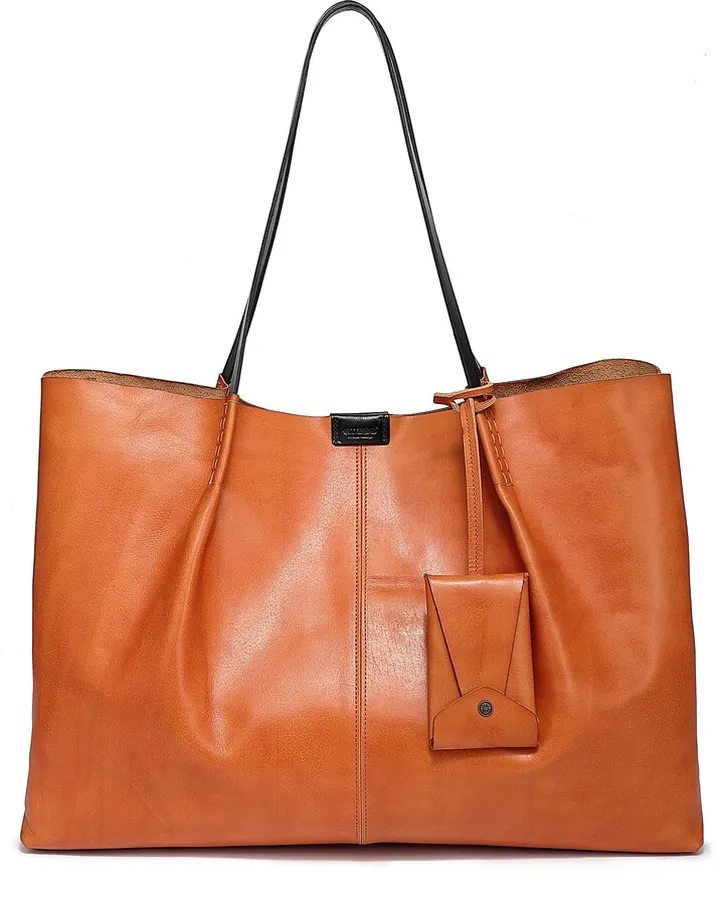 Calla Leather Tote Bag