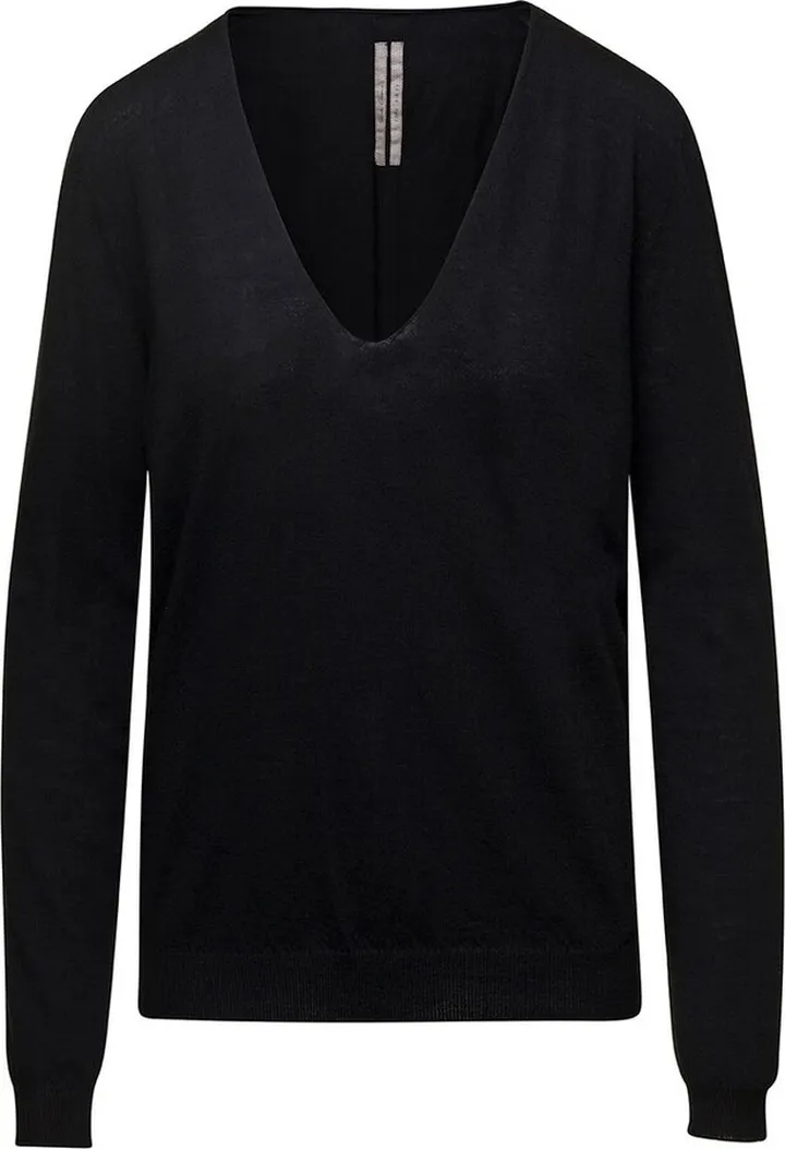 Rick Owens V-Neck Knit Sweater