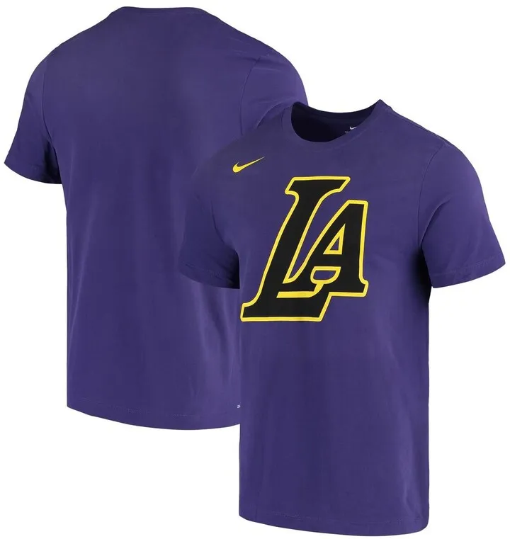 Men's Nike Purple Los Angeles Lakers City Edition Performance T-shirt