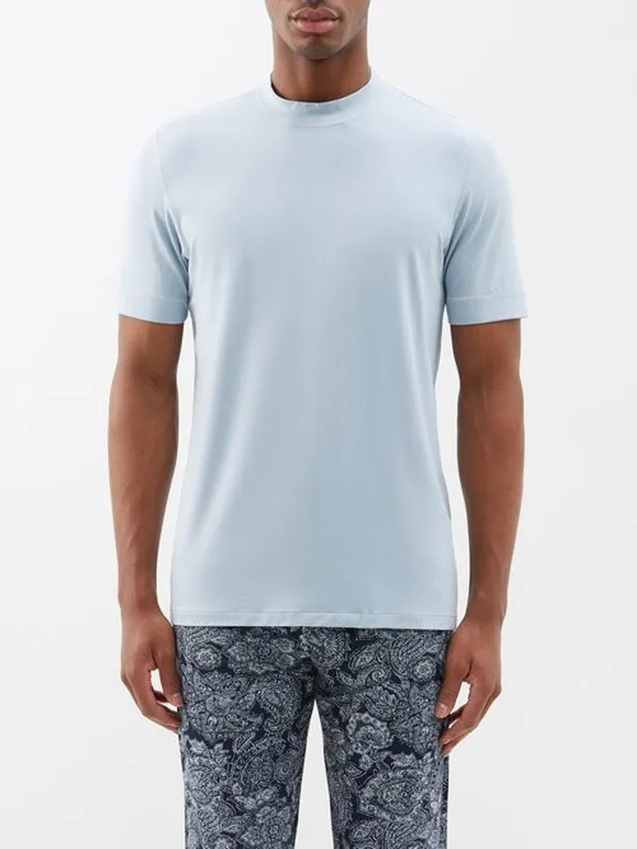 Pureness Stretch-jersey Pyjama Top