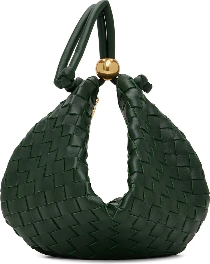 Bottega Veneta Green Medium Turn Pouch