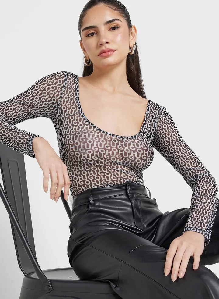 Scoop Neck Bodysuit