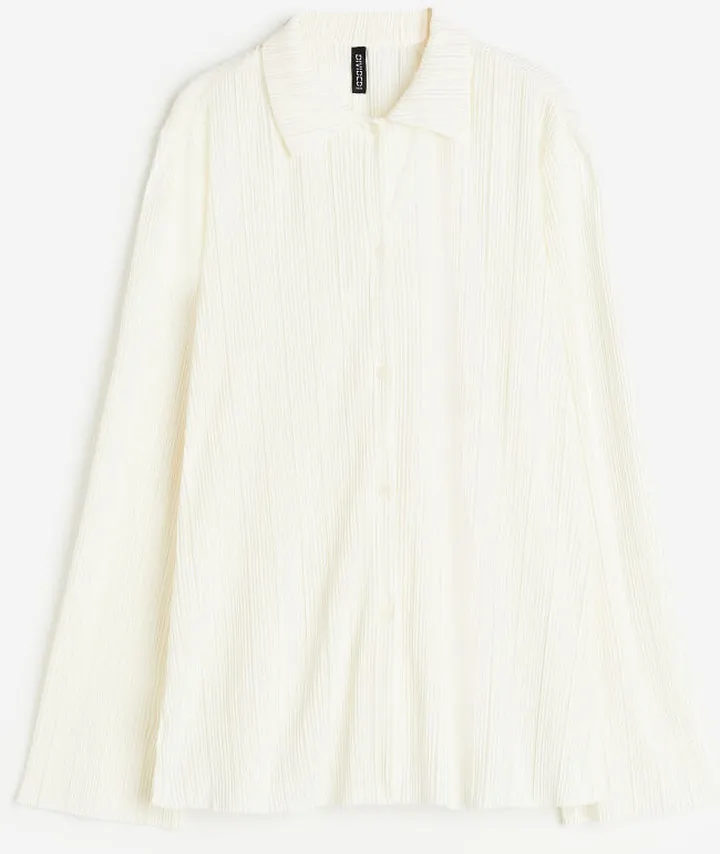 Pleated Jersey Shirt