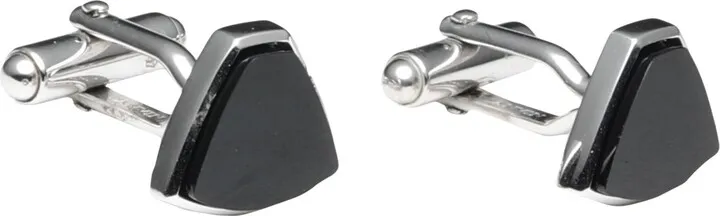 Cufflinks And Tie Clips Black