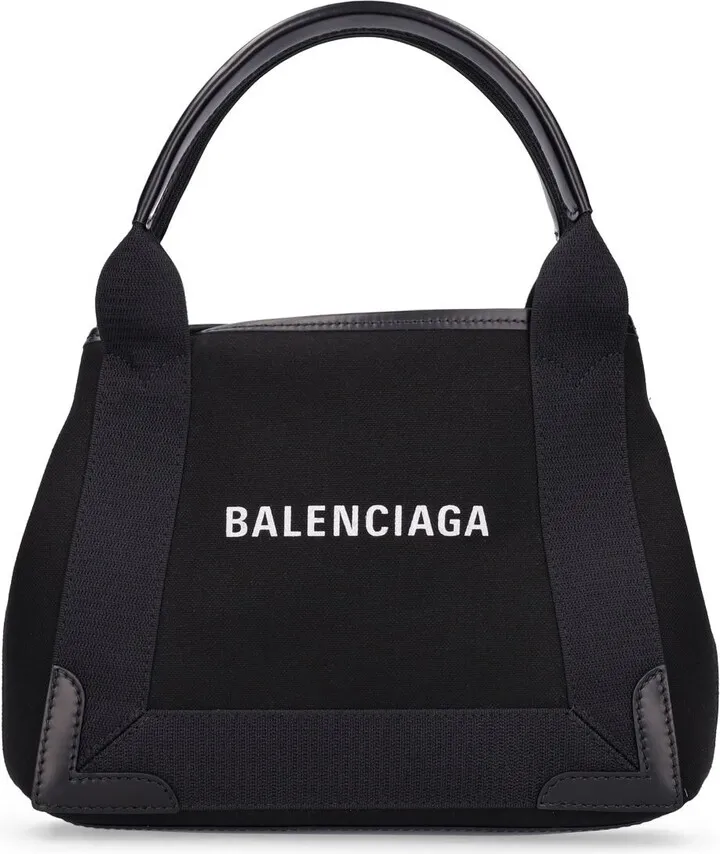 XS Cabas Navy cotton bag