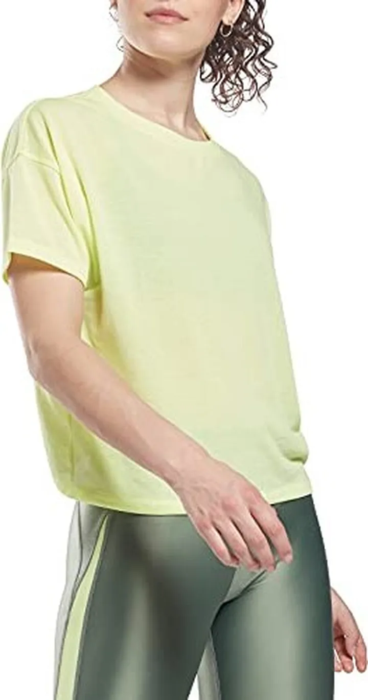 Core 10 by Reebok Women's Mesh Short Sleeve Crop Tee