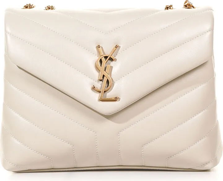 Small Loulou Bag In Quilted Leather