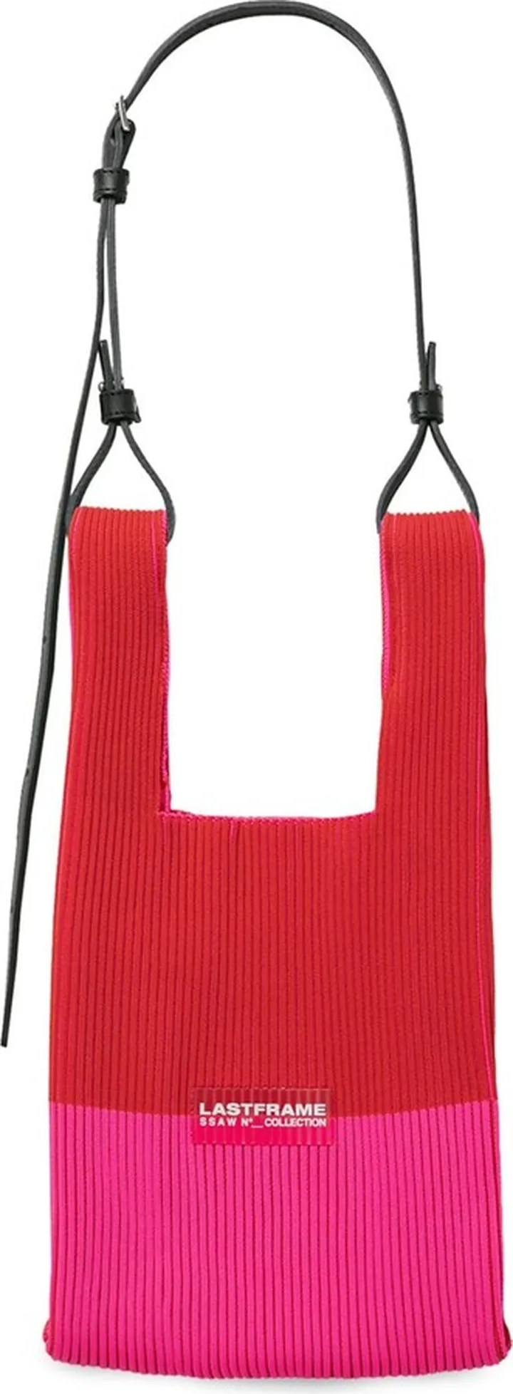 Small bi-color market bag