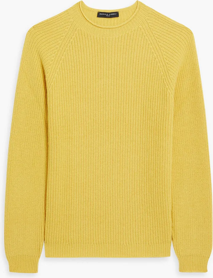 Ribbed-knit sweater