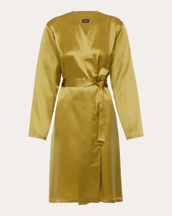 Short Silk Robe