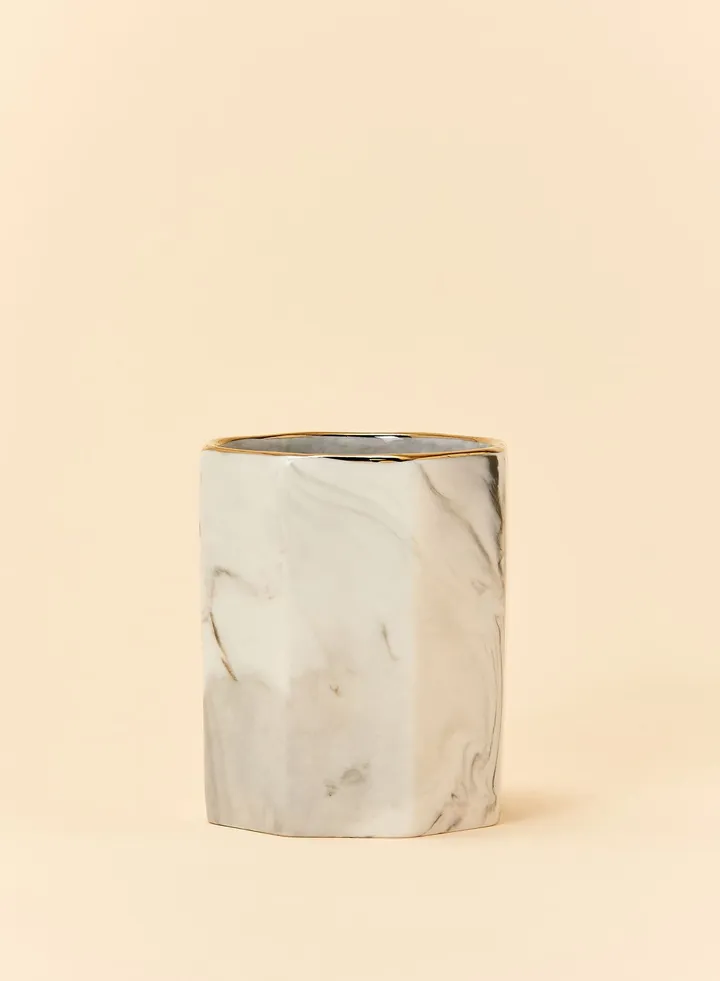 Marble Makeup Brush Organiser