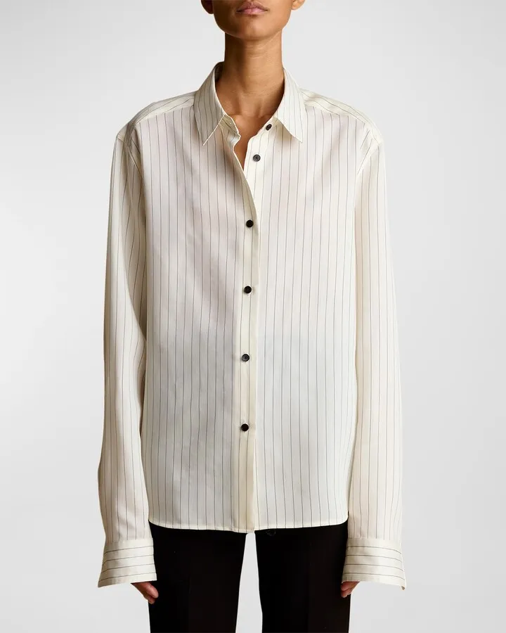 Argo Stripe Collared Top