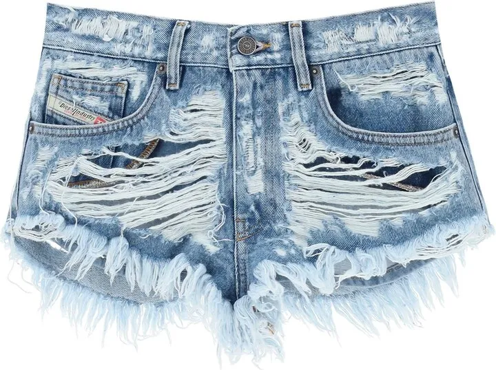 'de-nalur' Destroyed Hot Pants