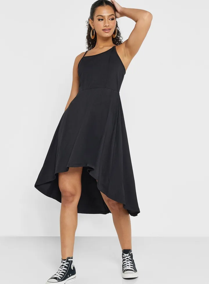 Strappy High Low Dress
