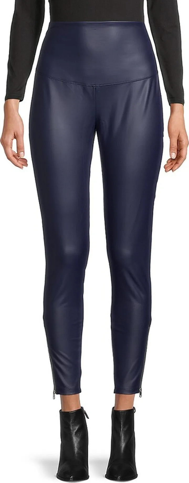 High-Waist Faux Leather Leggings