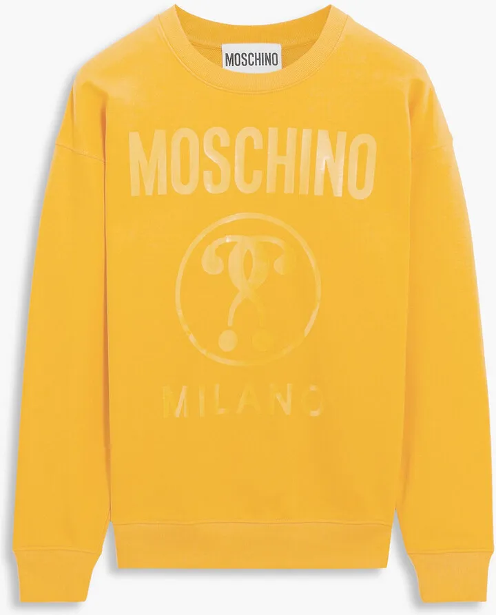 Printed French cotton-terry sweatshirt