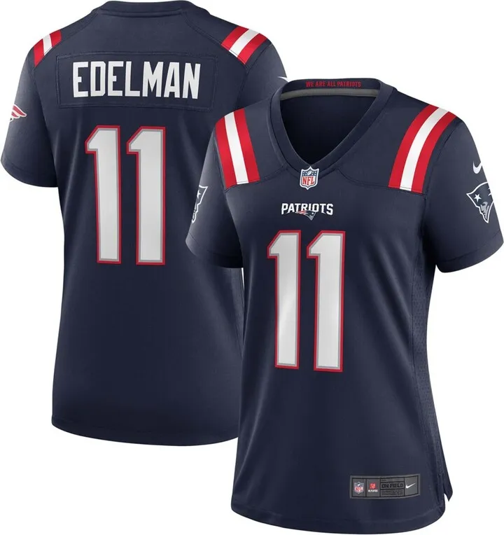 Nike Women's Julian Edelman Navy New England Patriots Game Jersey