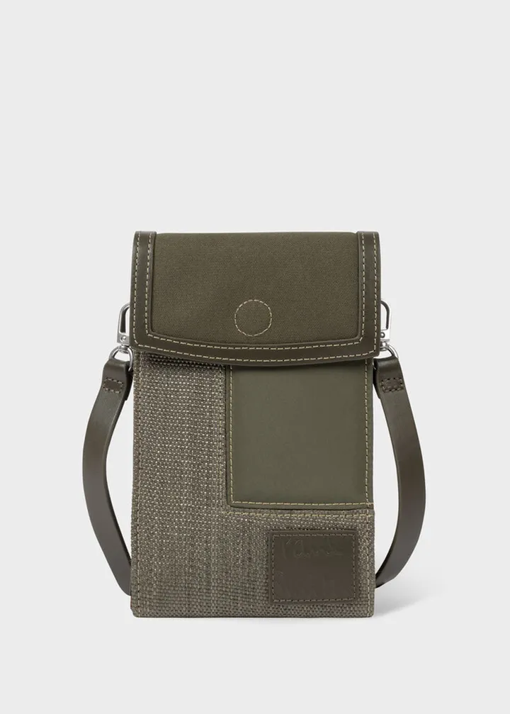 Khaki Phone Wallet Bag