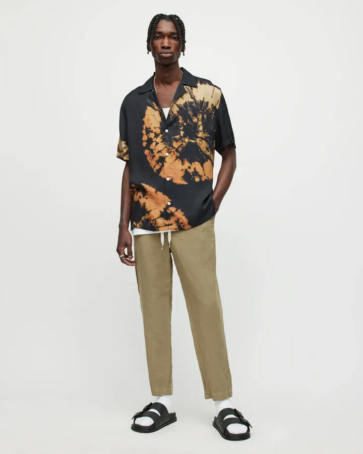 Porto Cropped Slim Pants - Ash Khaki Brown