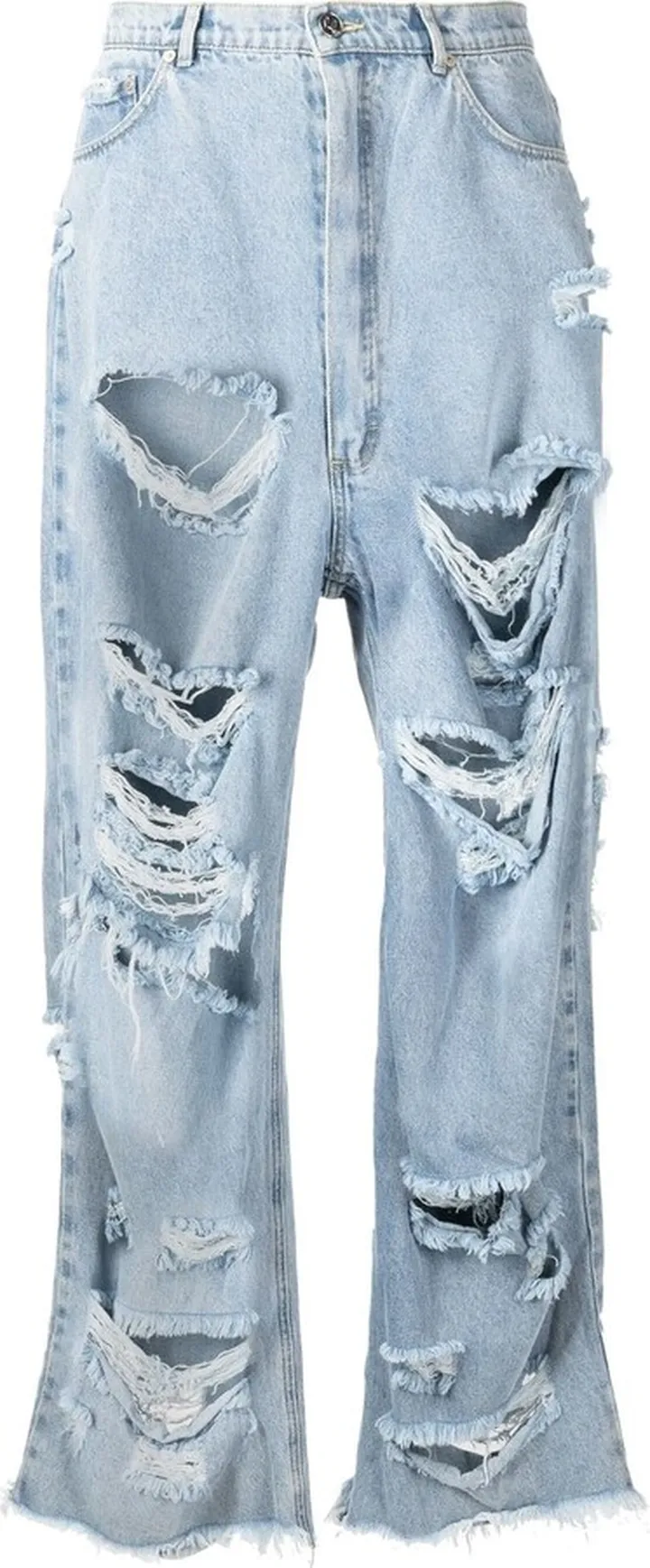 Pixel Heart ripped jeans