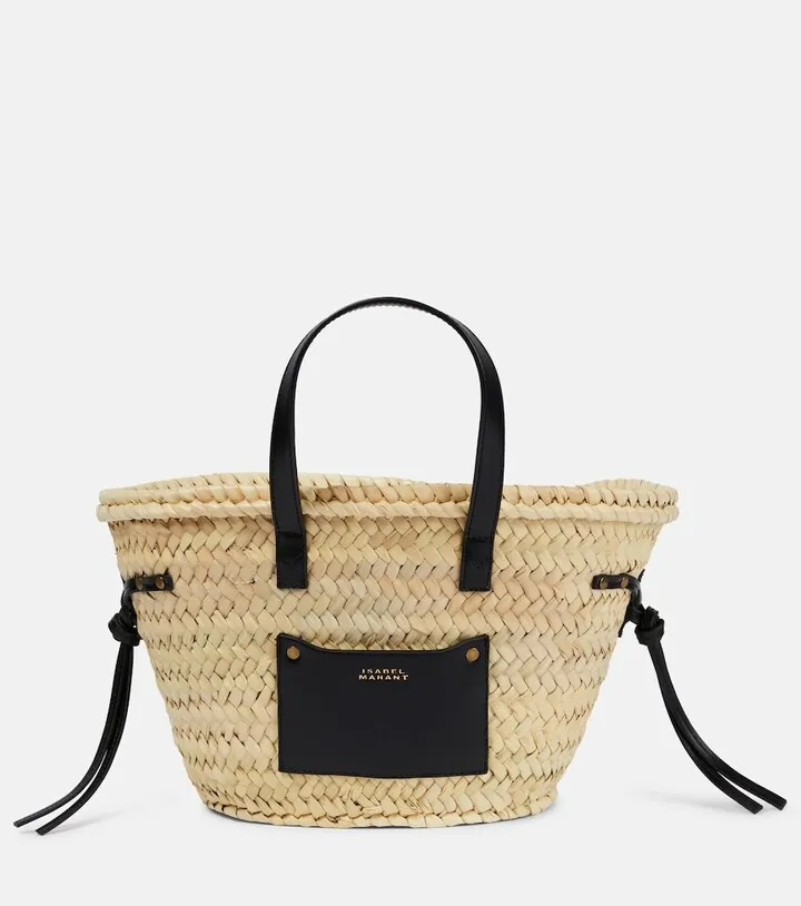Cadix Mini straw basket bag