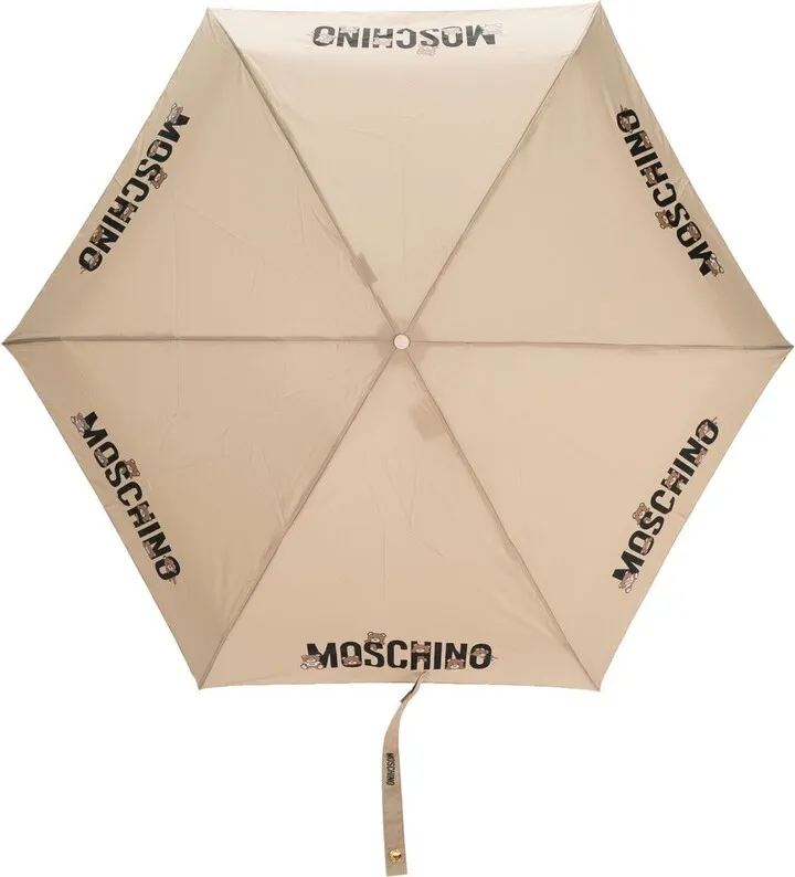 Supermind logo-print umbrella