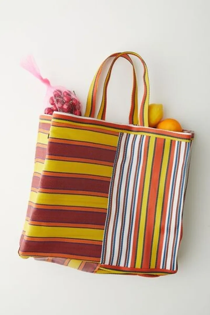 Striped Market Bag