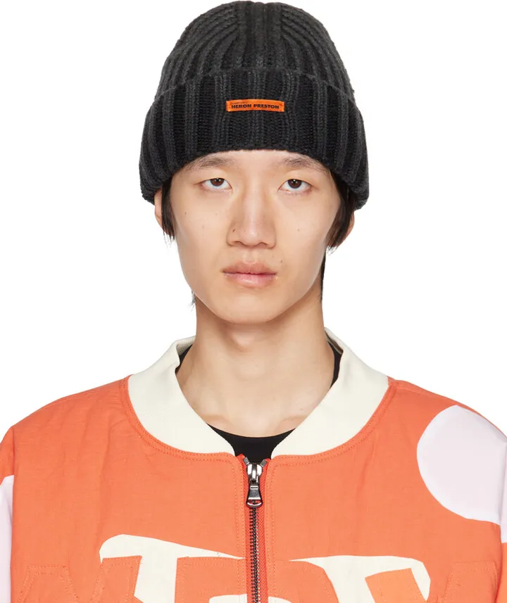 Heron Preston Gray HP Beanie