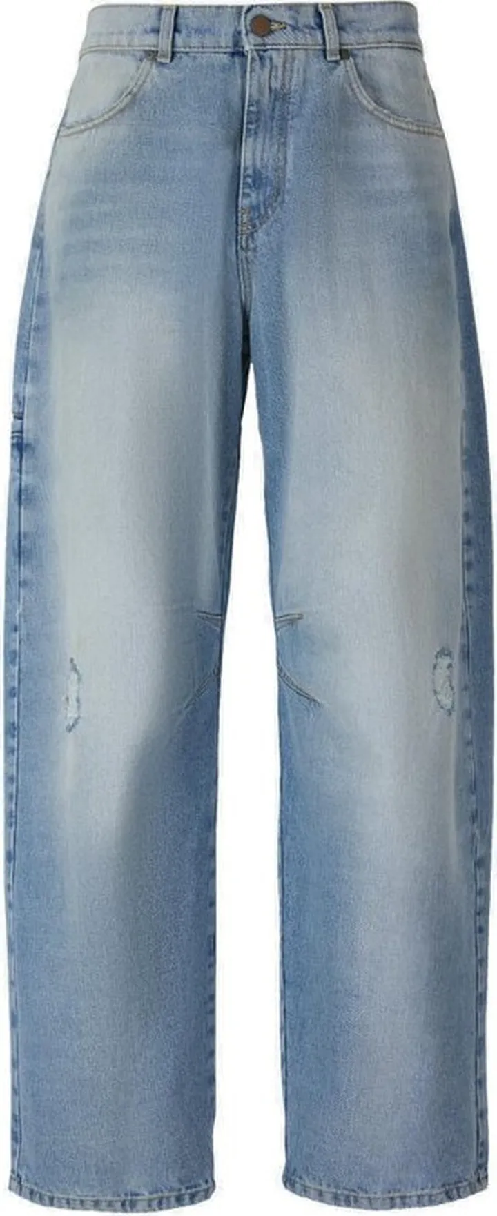 Palm Angels Logo Patch Wide-Leg Jeans