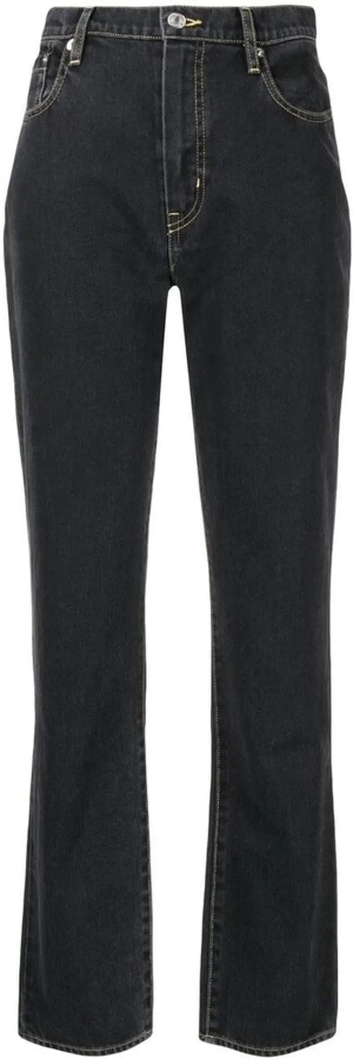 Logo-Patch Slim-Cut Jeans