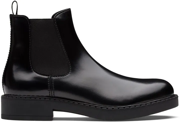 brushed Chelsea boots