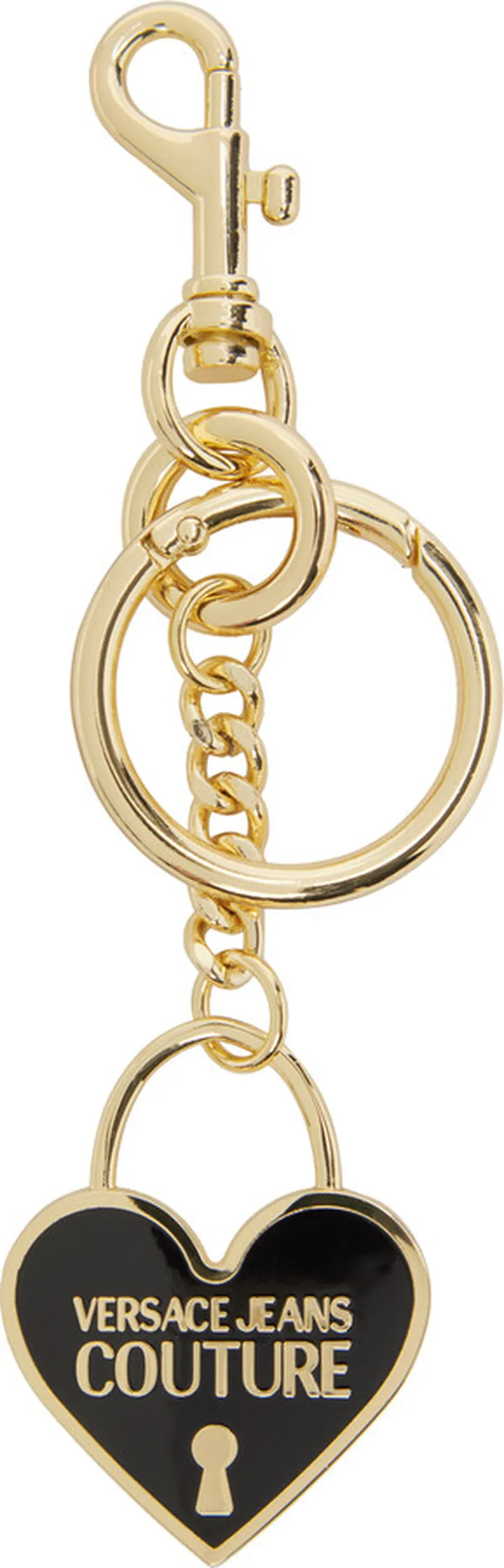 Versace Jeans Couture Black & Gold Deluxe Keychain