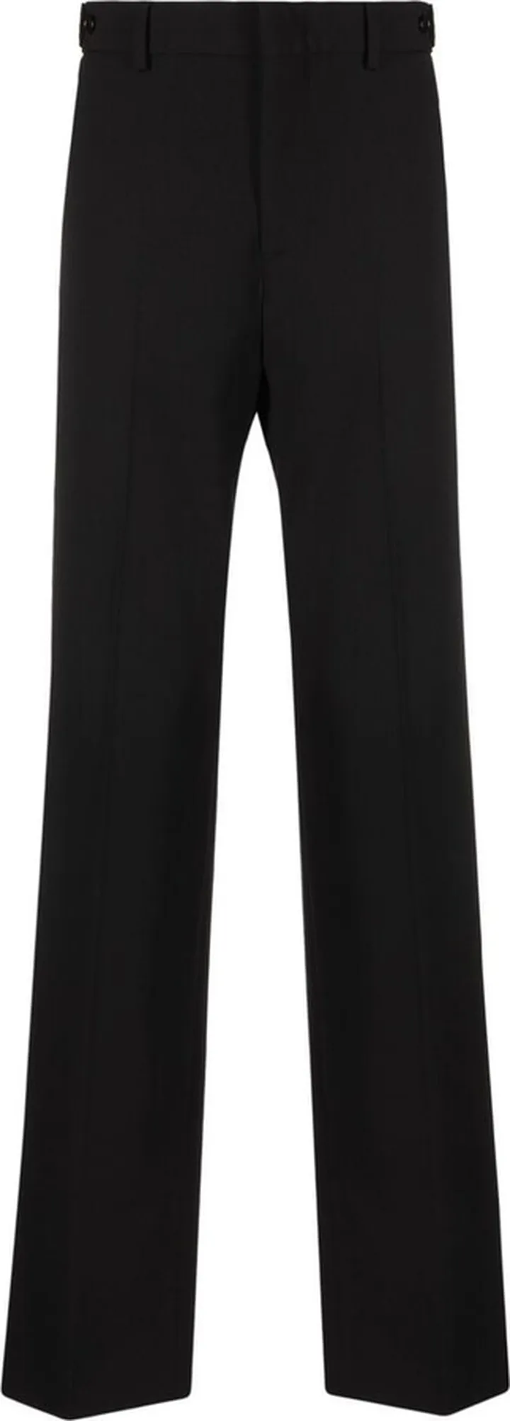 High-Waist Straight-Leg Trousers